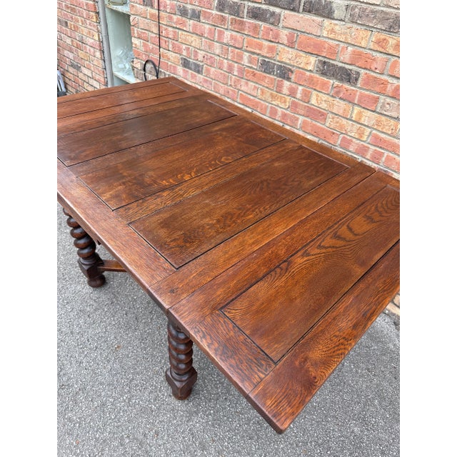 1900 - 1909 Antique English Game/Draw Leaf Table For Sale - Image 5 of 11