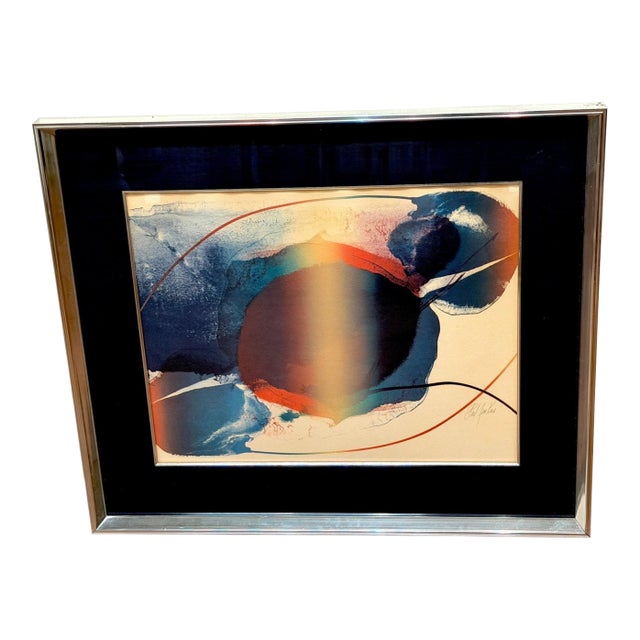 Signed Paul Jenkins “Phenomena Open Light” Abstract Expressionist Lithograph For Sale