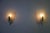 Mid-Century Brass and Glass Wall Lamps attributed to Stilnovo, Italy, 1960s, Set of 2 For Sale - Image 3 of 8