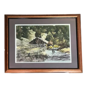 Watercolor Landscape by John Bohnenberger (1926-2012)