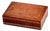 Mid Century Vintage Wood Leather Box Dresser Desk Home Decor For Sale