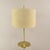 1970s Vintage Italian Table Lamp with Suede Lampshade, 1970s For Sale - Image 5 of 14