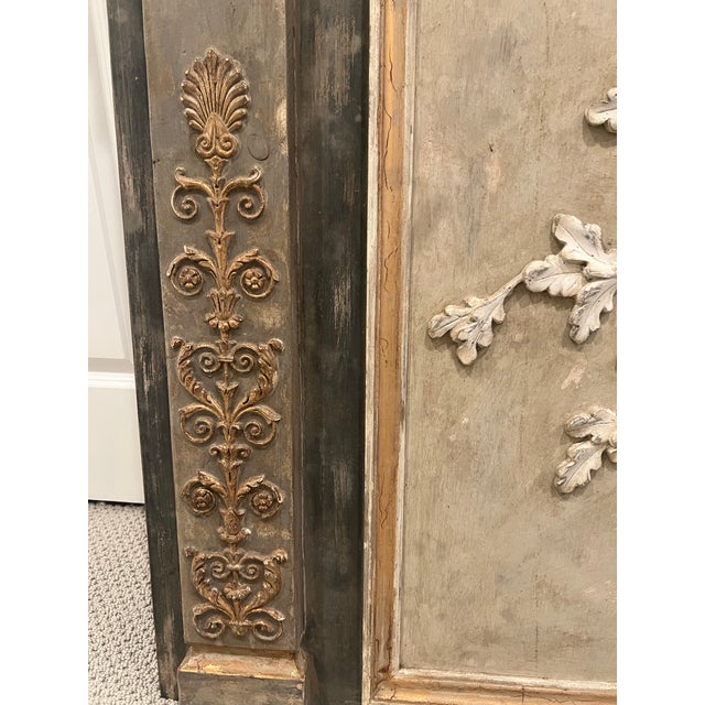 Early 20th Century 20th Century Antique French Wooden Wall Carved Panel For Sale - Image 5 of 7