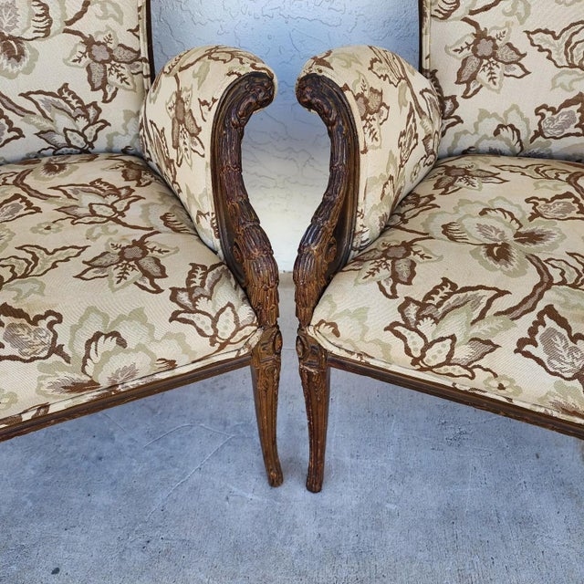 Art Nouveau Grosfeld House Armchairs Pair For Sale - Image 3 of 12