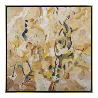 "Between Summer and Fall" Abstract Acrylic Painting by Laurie MacMillan, Framed For Sale