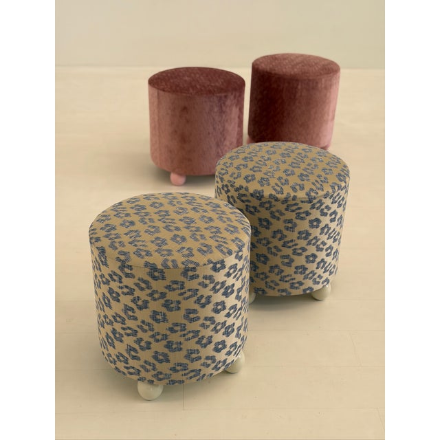 Vintage Ottomans, 1970s, Set of 2 For Sale - Image 4 of 12