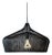 Contemporary Moire by Oggetti Woven Galvanized Iron Suspension Light, Small For Sale