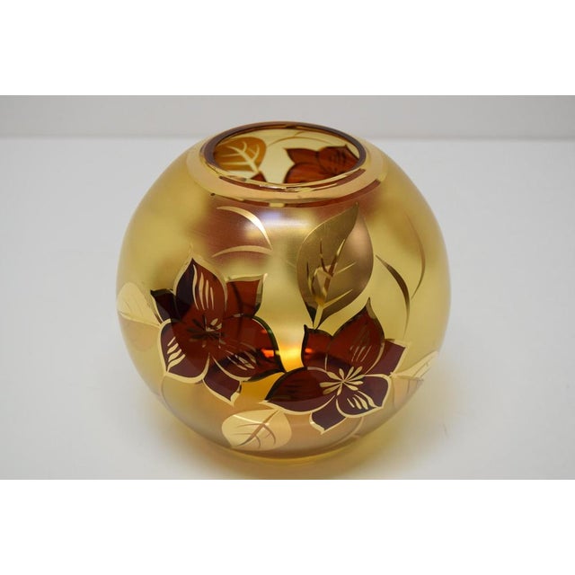 Glass Vase, Czechoslovakia, 1970s For Sale - Image 3 of 14