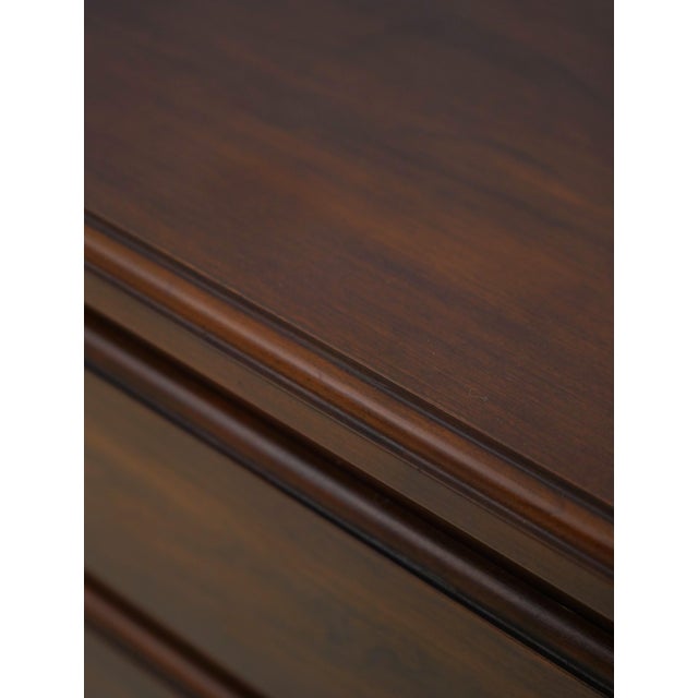 Henkel Harris Cherry 4 Drawer Chairside Chest Nightstand For Sale - Image 13 of 17