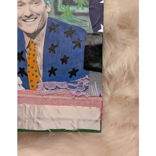 Conan Contemporary Mixed Media Collage For Sale - Image 6 of 6