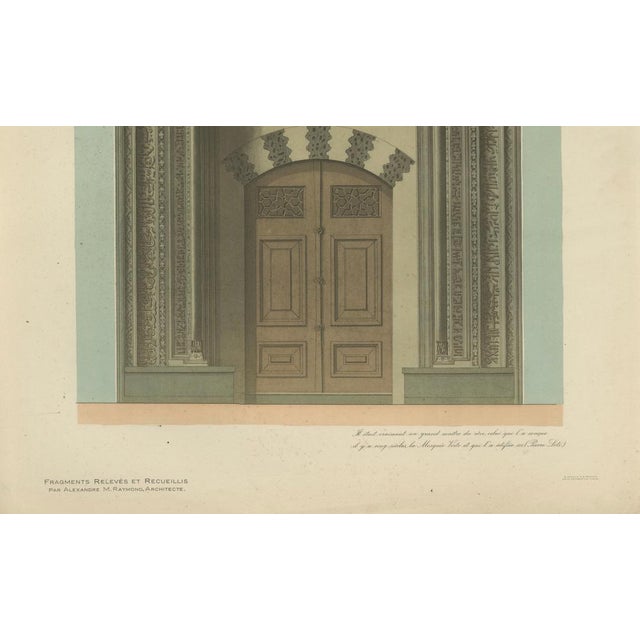 Paper Alexandre M. Raymond, Green Mosque Portal of Bursa, 1924, Paper For Sale - Image 7 of 9