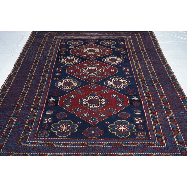 Antique Shirvan Rug 6'0'' x 8'9'' For Sale - Image 10 of 11