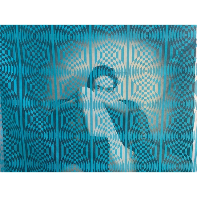 Optick 40 Decorative Fabric by Verner Panton for Unika-Vaev, 1960s For Sale - Image 14 of 18