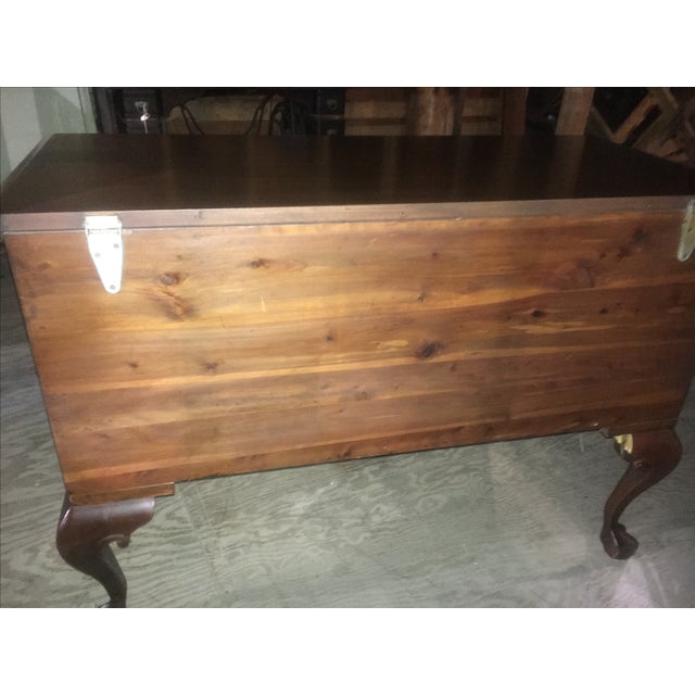 Antique Ball & Claw Tall Lane Cedar Chest Chairish