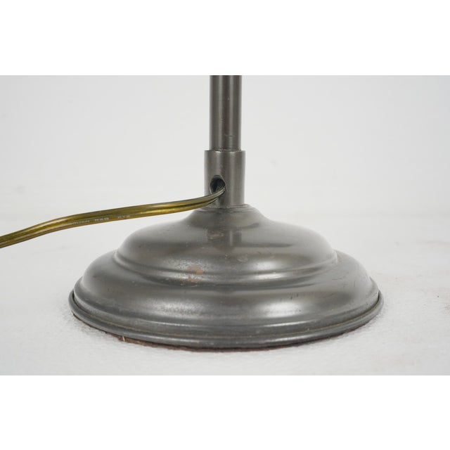 Restored Vintage Emerlite Bankers Desk Lamp For Sale - Image 10 of 11