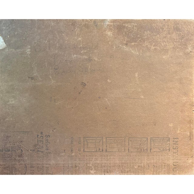 Paper 'Early Spring, Provincetown, Ma', by Gerhardt Schwarz, Greenwich Village, Art Institute of Chicago, 1919 For Sale - Image 7 of 7