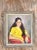 Vintage Signed Realist Portrait of Young Woman Oil Painting For Sale - Image 4 of 13