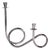Breda 2-Tier Brass Candle Holder, Nickel For Sale