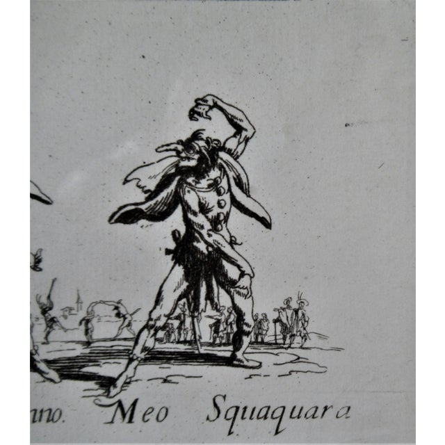 Jacques Callot, Pasquariello Truonno, Meo Squaquara, 1622 For Sale - Image 4 of 5