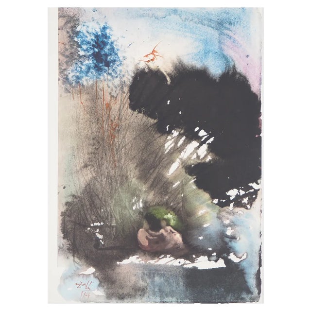 Salvador Dali, Biblia Sacra, Paradise, Lithograph For Sale