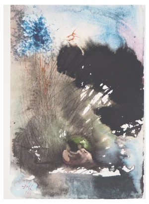 Salvador Dali, Biblia Sacra, Paradise, Lithograph