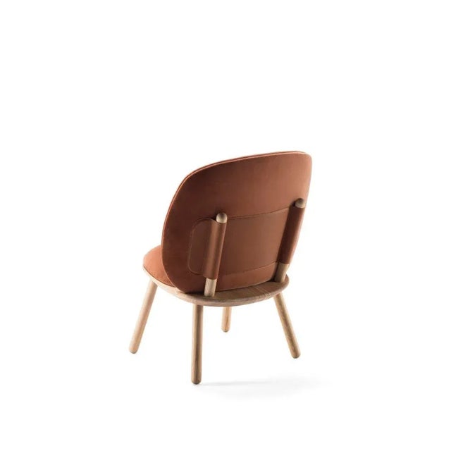 Contemporary Naïve Low Chair in Terracotta by etc.etc. for Emko For Sale - Image 3 of 6