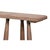 2020s Rustic Carved Leg Console Table in Natural Pine For Sale - Image 5 of 12