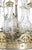 Victorian cruet set in 19th-century English veneer; composed of a base with embossed and openwork decoration in 19th-...