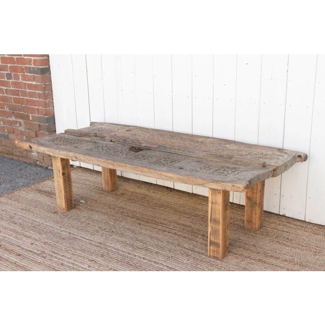 Wood Rare Swat Valley Carved Coffee Table For Sale - Image 7 of 13