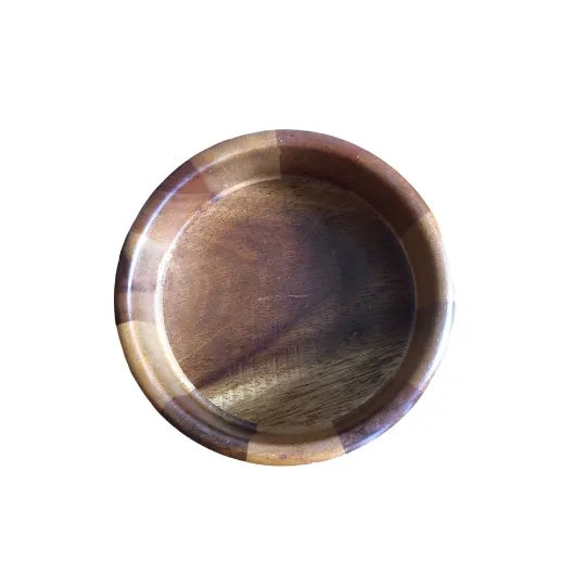 Mid Century Teak Wood Salad Bowls Set- 5 Pieces For Sale - Image 4 of 5