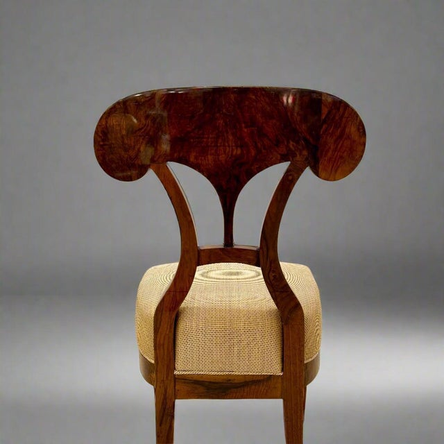 19th Century Pair Biedermeier Side Chairs, Austria For Sale In New York - Image 6 of 8