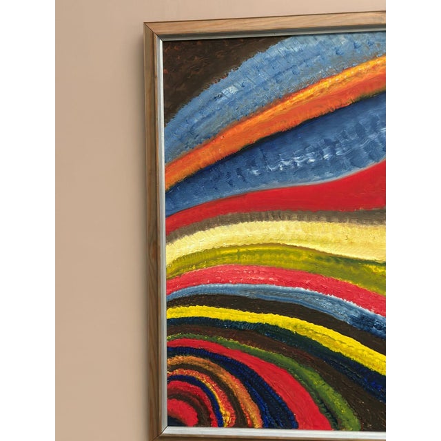 R. C. Reyes, Fantasia/Färg, 1990s, Oil on Canvas, Framed For Sale - Image 8 of 18