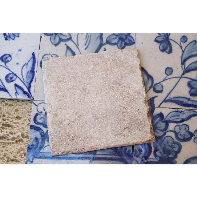 Tile Mural Panel Depicting a Baroque Jardinière With Flowers, Portuguese, 18th Century For Sale - Image 13 of 13