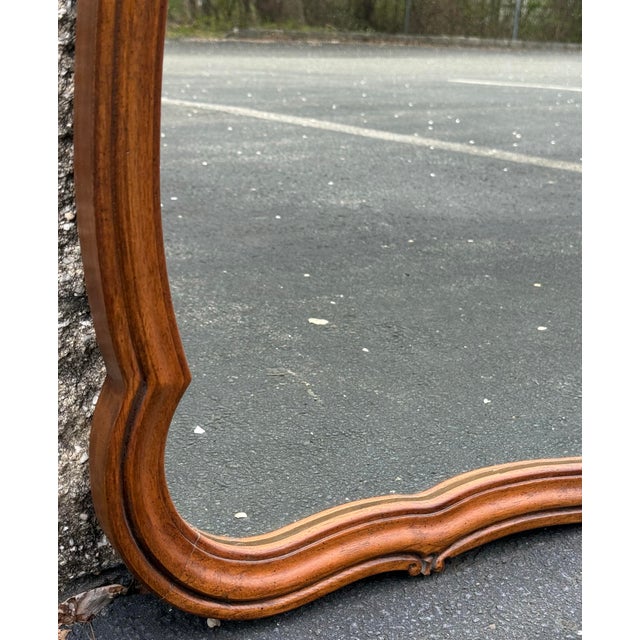 Thomasville Thomasville Carved French Wall Mirror For Sale - Image 4 of 5