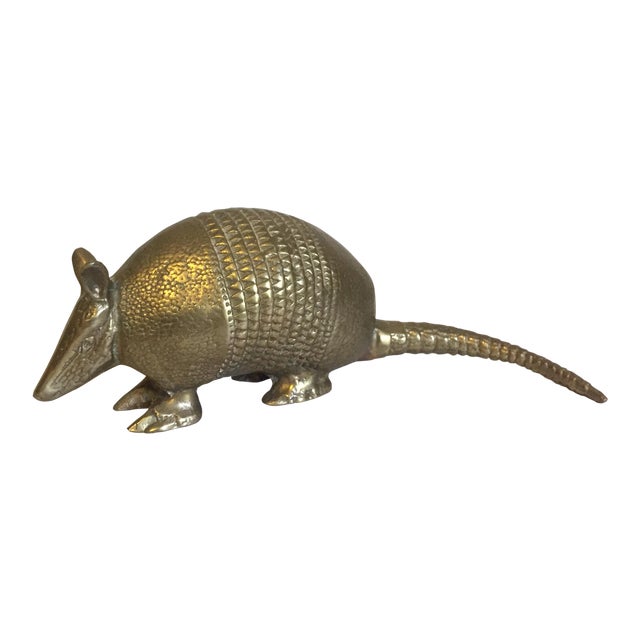 Brass Armadillo Figurine Chairish