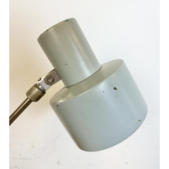 Industrial Grey Factory Office Desk Lamp from Elektrosvit, 1970s For Sale - Image 10 of 18