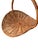 Vintage French Flower Gathering Wicker Basket For Sale - Image 4 of 8