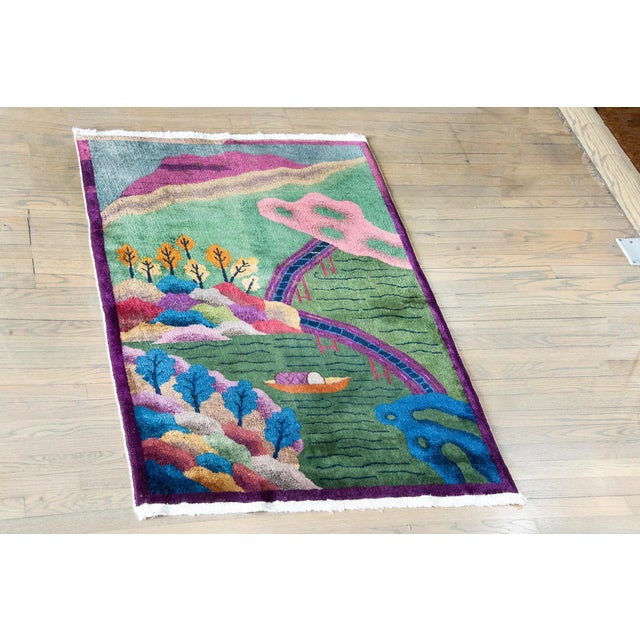 Early 20th Century Chinese Art Deco Rug For Sale - Image 14 of 15