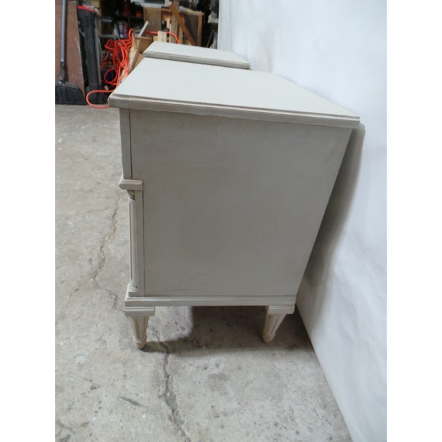 1950s Gustavian Style Cabinet Bottom Nightstand For Sale - Image 5 of 10