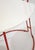 Red Mid-Century Modern Italian Red and White Metal and Wood Chairs, 1980s, Set of 4 For Sale - Image 8 of 16