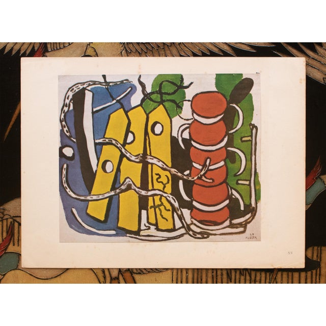 Fernand Léger 1948 After Fernand Léger "The Yellow Labels", First Edition Period Offset Lithograph For Sale - Image 4 of 9