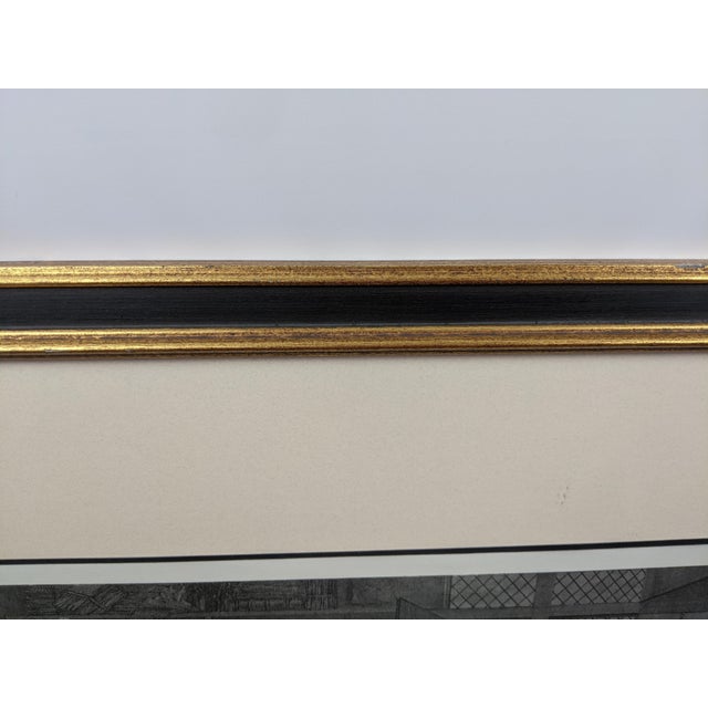 Large Black & Gold Antique Legal Engravings, “The Country Attorney” & “The Plaintiff and Defendant” – Pair For Sale - Image 12 of 14