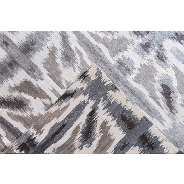 21st Century Modern Indian Silk Rug For Sale - Image 4 of 13