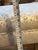 Mid-Century Modern Parsons Bench in Abstract Champagne Upholstery For Sale - Image 14 of 15