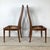 Mid 20th Century Set of Four 1960s Walnut High-Back Dining Chairs — Cane Insert Backs, Tomlinson Sophisticate Style, MCM For Sale - Image 5 of 12