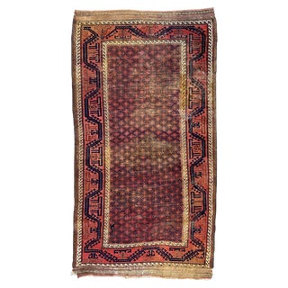 Antique Turkmen Baluch Rug, 1890s For Sale
