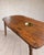 French Provincial 19th Century European Long Country Table With Turned Legs & Inset Brass Bowl For Sale - Image 3 of 11