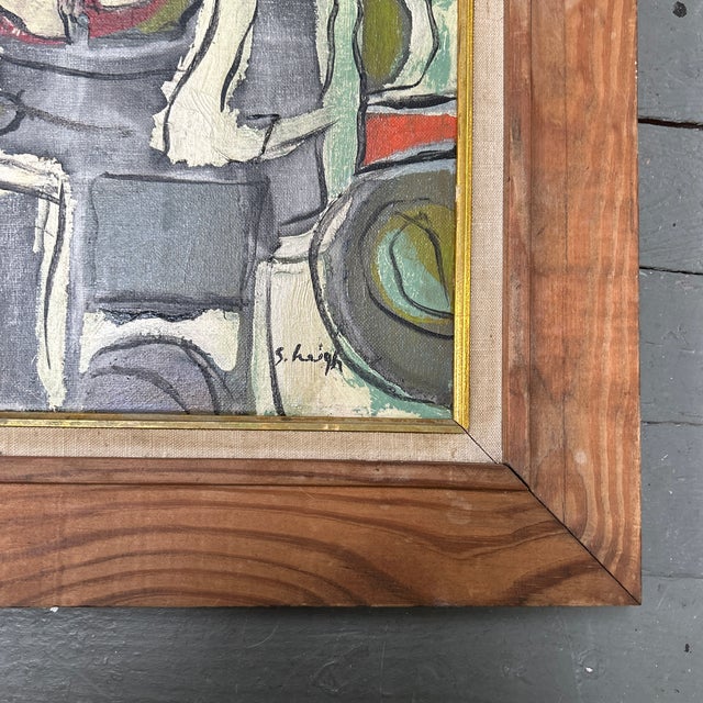 Abstract Contemporary Original Abstract Painting by Stephen Heigh “Mixed Fruit” For Sale - Image 3 of 5