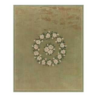 Doris Leslie Blau Vintage American Hooked Rug For Sale
