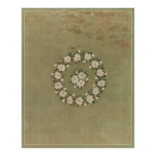 Doris Leslie Blau Vintage American Hooked Rug For Sale